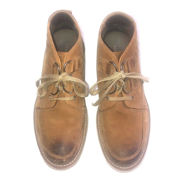 Sorel Men\'s Tan Leather Boots